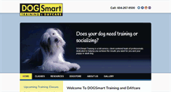 Desktop Screenshot of dogsmart.ca